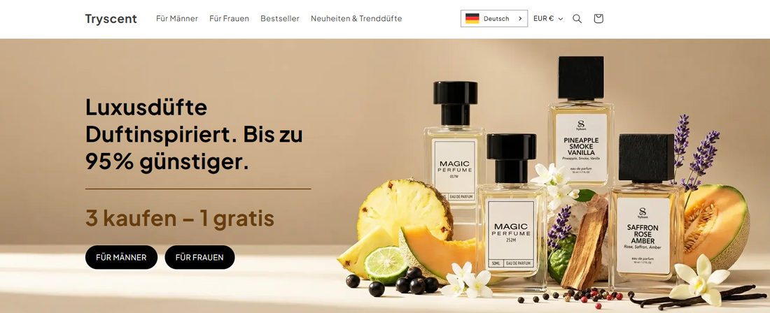 Tryscent EU Test