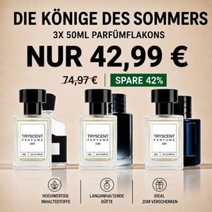 Die Könige des Sommers – 3X 50ml Parfümflakons