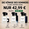 Die Könige des Sommers – 3X 50ml Parfümflakons