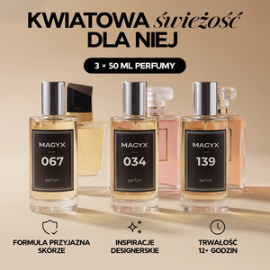 
Dzienne Kwiaty – 3X 50ml Flakony Perfum