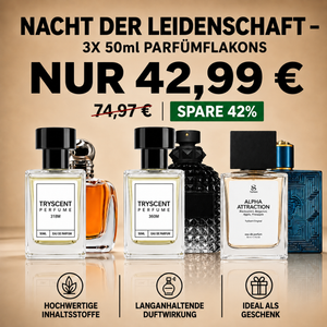 Nacht der Leidenschaft – 3X 50ml Parfümflakons