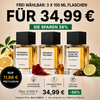 3X 100ml Parfümflaschen