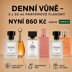 Denní vůně – 3 x 50 ml parfémové flakony