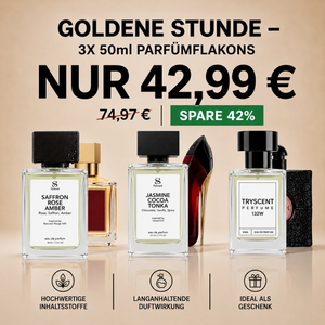 Goldene Stunde – 3X 50ml Parfümflakons