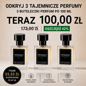 Tajemnicze perfumy – 3 buteleczki perfum po 100 ml